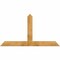 Ekena Millwork Portland Rough Sawn Timber Gable Bracket, Western Red Cedar, 72"W x 39"H x 2"D x 6"F, 13/12 Pitch GBW072X39X0206POR00RWR - alternate 1